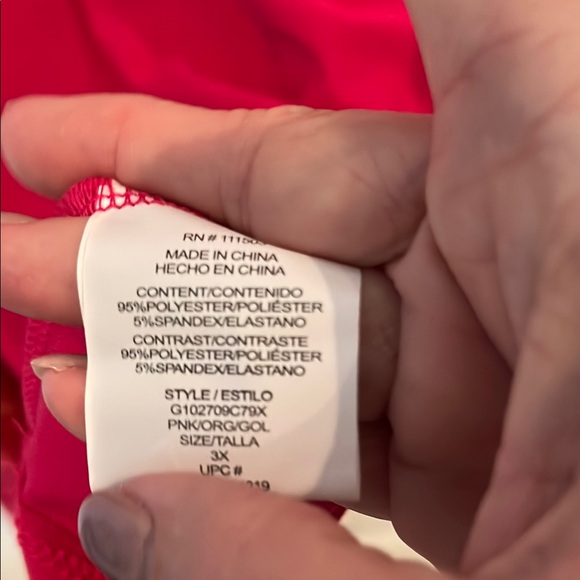 NWT Luxology Pink and Red Floral Dress - Picture 6 of 6